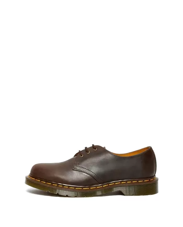 Dr martens basse clearance marroni